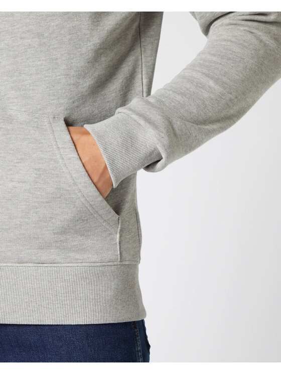Wrangler Wrangler Felpa SIGN OFF ZUPTHRU Grigio Regular Fit