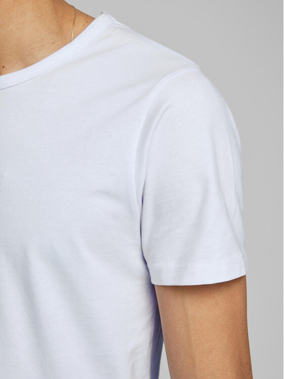 Jack&Jones Jack&Jones T-shirt Basic 12058529 Bijela Stretch Fit