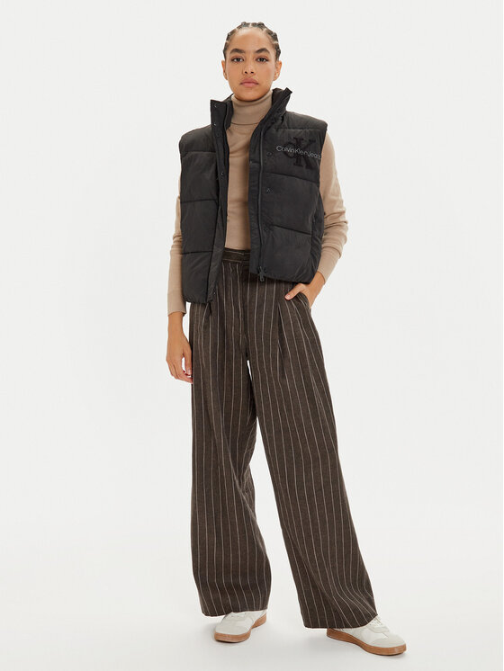 Calvin Klein Jeans Calvin Klein Jeans Безрукавка Chenille J20J224687 Чорний Regular Fit