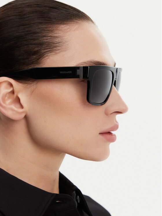 Trussardi Trussardi Okulary przeciwsłoneczne TSM9061 Czarny