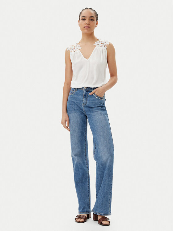 Morgan Morgan Top 251-OJOIE Alb Regular Fit