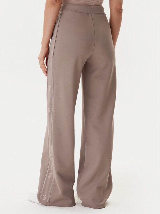 Guess Guess Pantaloni trening V5BB12 KCX22 Bej Wide Leg