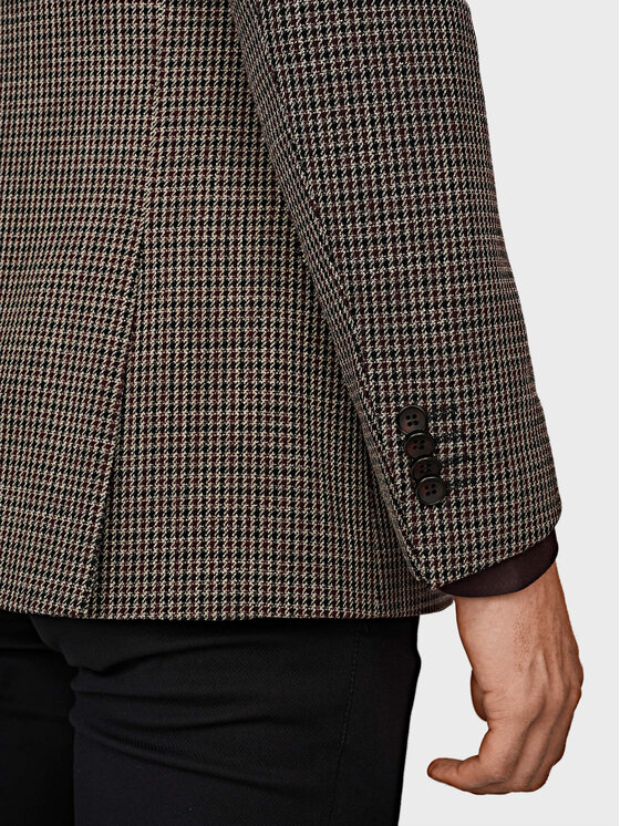 Evenemen Evenemen Marynarka Vika Bordowy Slim Fit