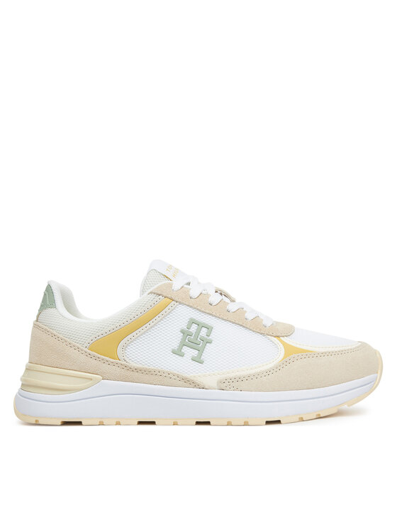 Tommy Hilfiger Tommy Hilfiger Tenisice Casual Fashion Runner Mix FW0FW08324 Bež