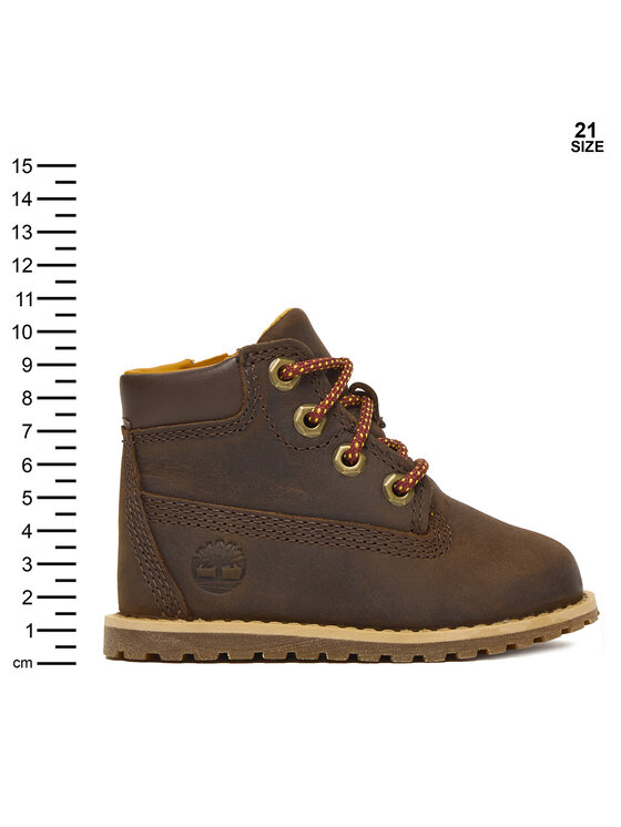 Timberland Timberland Šnurovacia obuv Pokey Pine 6In Boot With TB0A2NC39311 Hnedá