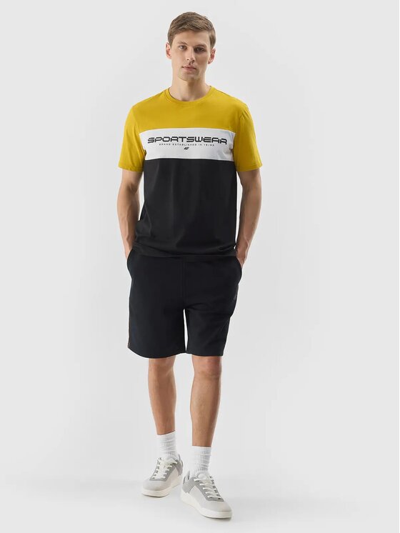 4F 4F T-shirt 4FWSS24TTSHM1326-71S Giallo Regular Fit