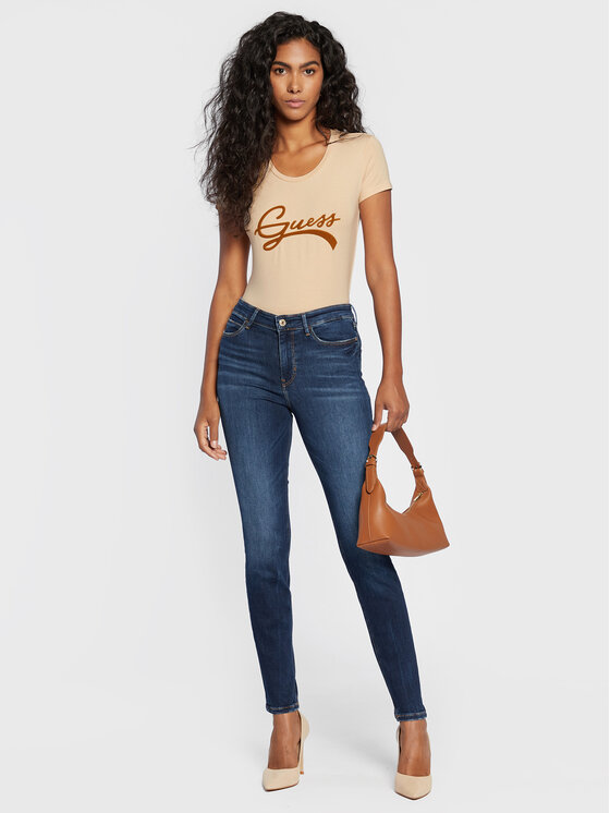 Guess Guess Jeans W2YA46 D4Q03 Dunkelblau Skinny Fit