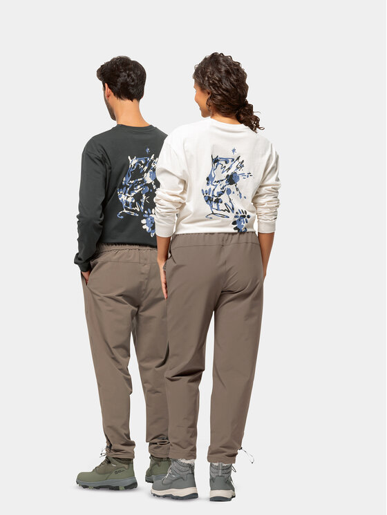 Jack Wolfskin Jack Wolfskin Pohodne hlače Kiebitzweg Pants 1508471 Rjava Regular Fit