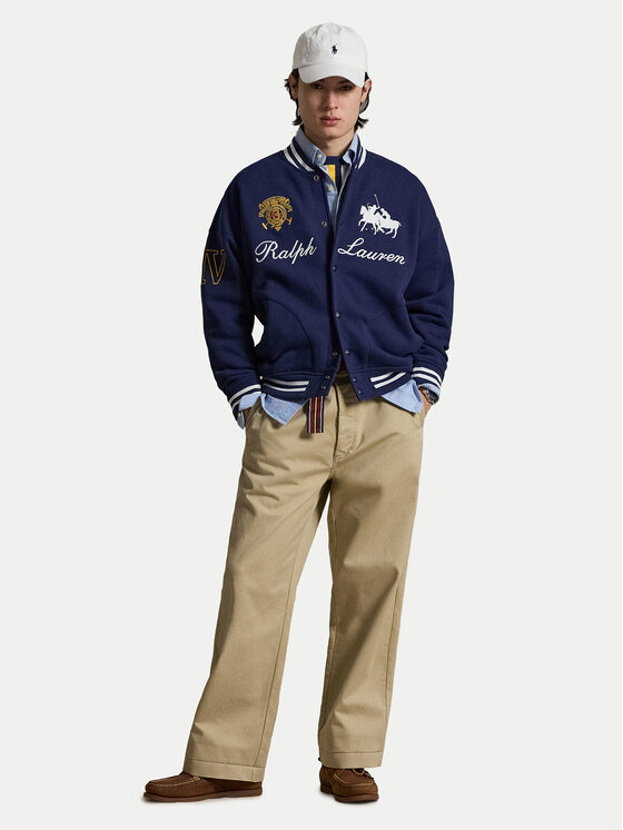Polo Ralph Lauren Polo Ralph Lauren Džemperis 710B14220001 Tamsiai mėlyna Relaxed Fit