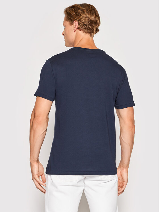 Polo Ralph Lauren Polo Ralph Lauren T-Shirt 710671453091 Granatowy Custom Slim Fit