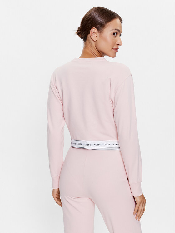 Guess Guess Μπλούζα O3YQ01 KBS91 Ροζ Regular Fit