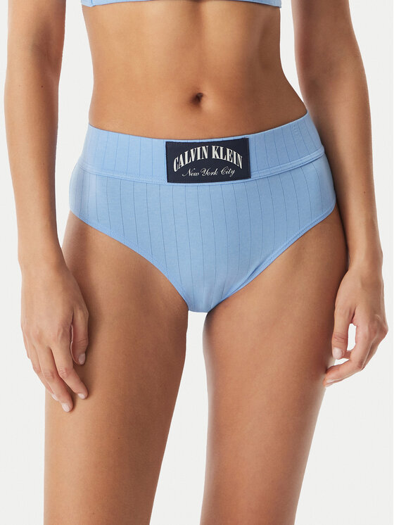 Calvin Klein Underwear Calvin Klein Underwear Klasične spodnje hlačke z visokim pasom LV00QF8713 Modra