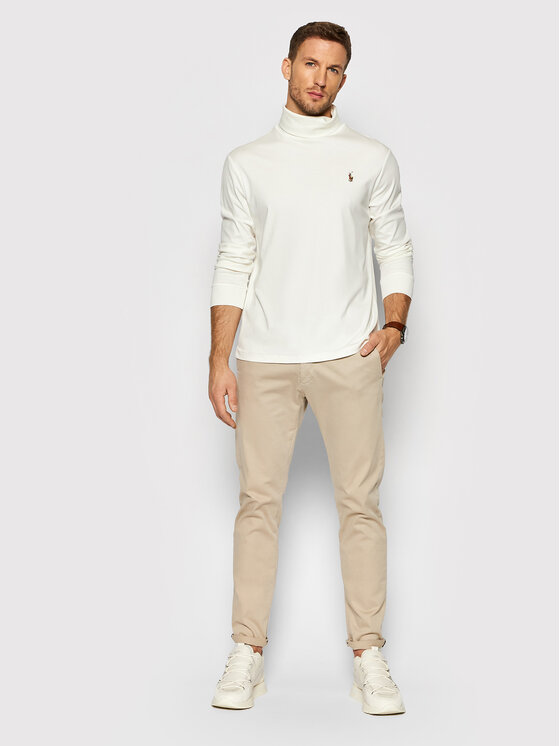 Polo Ralph Lauren Polo Ralph Lauren Rollkragenpullover 710760126002 Écru Regular Fit