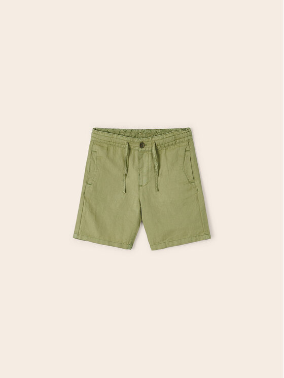 Mayoral Mayoral Шорти от плат 3221 Зелен Regular Fit