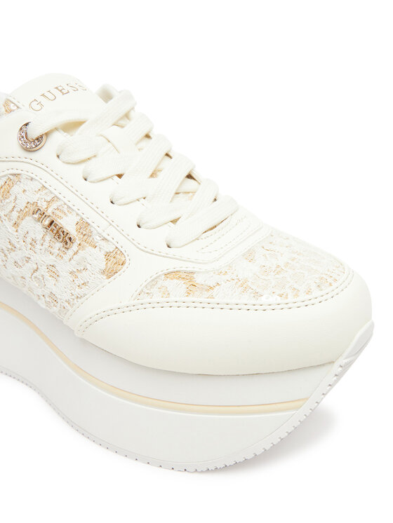Guess Guess Sneakersy FLTCM8 ELE12 Biela