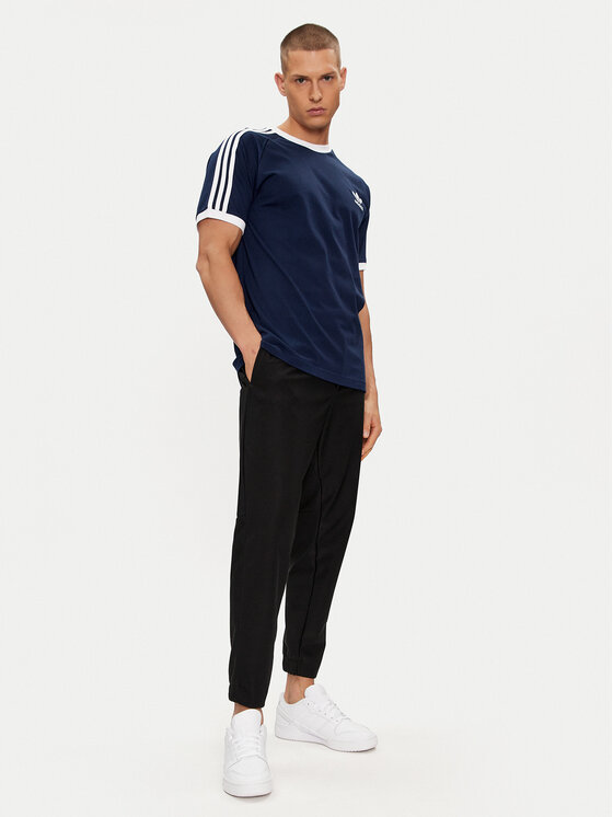 adidas adidas Tričko Adicolor Classics 3-Stripes T-Shirt IA4850 Modrá Slim Fit