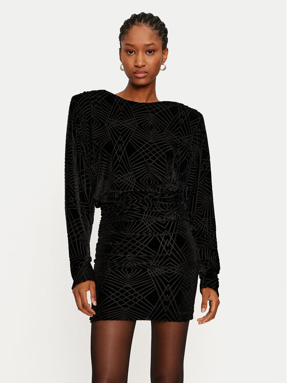 PINKO PINKO Φόρεμα κοκτέιλ Bernieri 104482 A29H Μαύρο Regular Fit