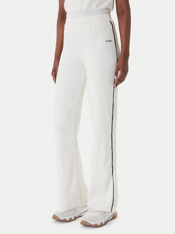 Guess Pantaloni tricotați V6RB14 Z4642 Écru Regular Fit