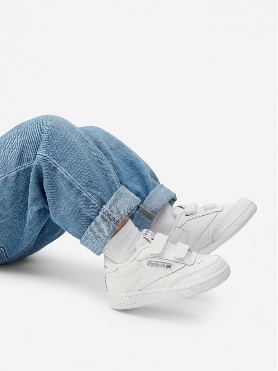 Reebok Reebok Superge EO-CLUB C 2V 2.0 100075007 Bela