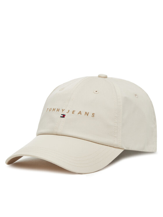 Tommy Jeans Tommy Jeans Cepure ar nagu Linear Logo Cap AM0AM12958 Bēšs