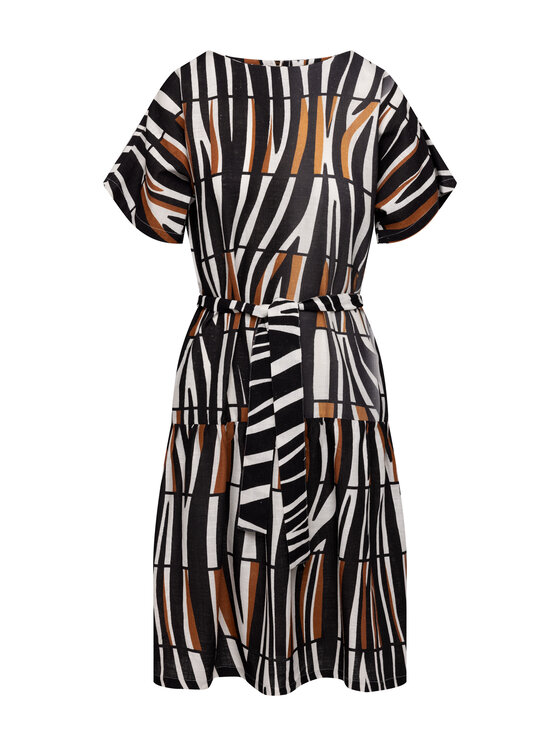 QUIOSQUE QUIOSQUE Sukienka codzienna QUIOSQUE 4SH011228 Kolorowy Regular Fit