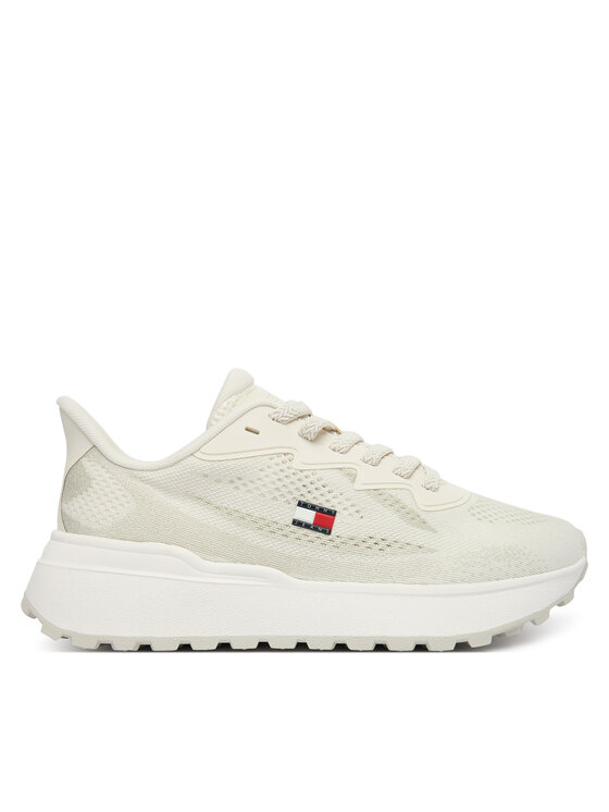 Tommy Jeans Tommy Jeans Сникърси Tjw Sporty Knit Runner EN0EN02962 Бял