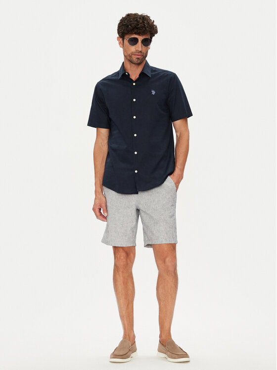 U.S. Polo Assn. U.S. Polo Assn. Marškiniai MUP3254 Tamsiai mėlyna Regular Fit
