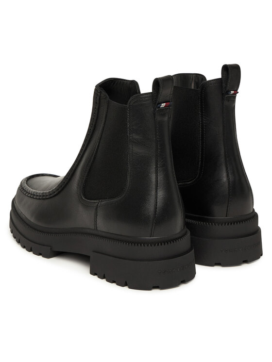 Tommy Hilfiger Tommy Hilfiger Челсі Th Chunky Dress Casual Chel FM0FM05763 Чорний