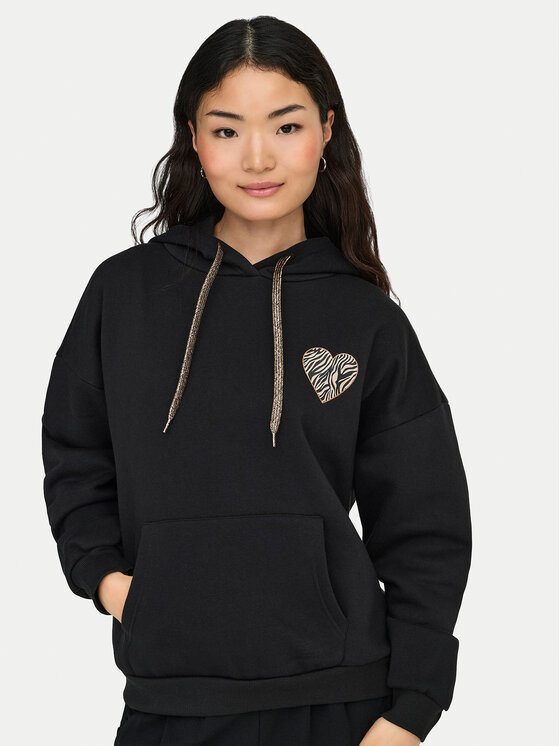 ONLY ONLY Felpa Daze 15347802 Nero Regular Fit