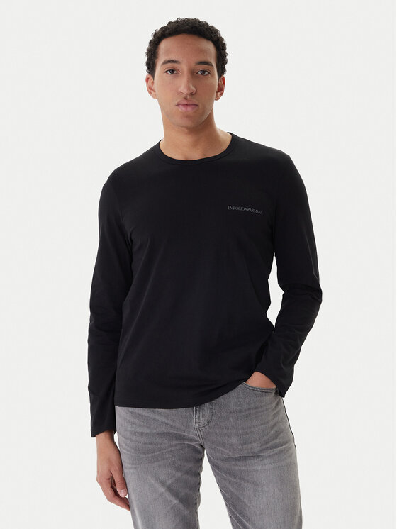 Emporio Armani Underwear Emporio Armani Underwear Longsleeve EM000382 AF10800 UC001 Чорний Slim Fit