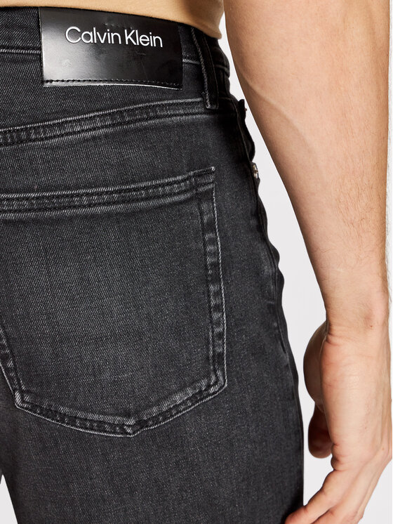 Pantaloncini di jeans K10K108676 Nero Slim Fit