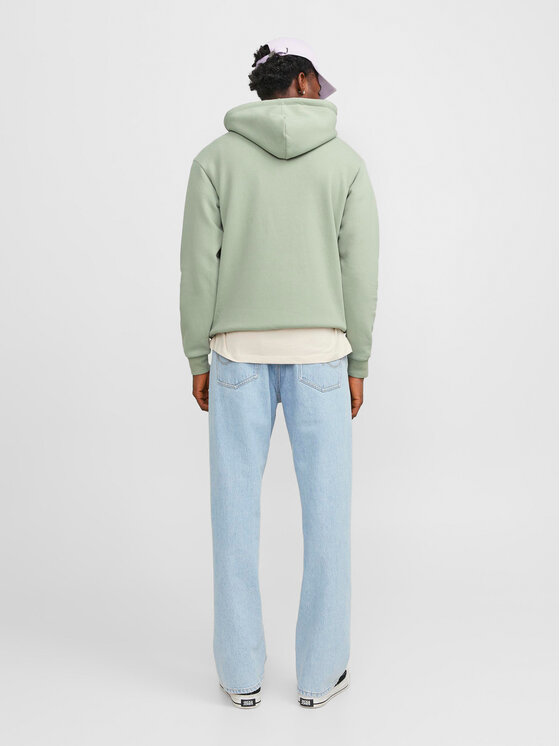 Jack&Jones Jack&Jones Majica dugih rukava Bradley 12249340 Zelena Relaxed Fit