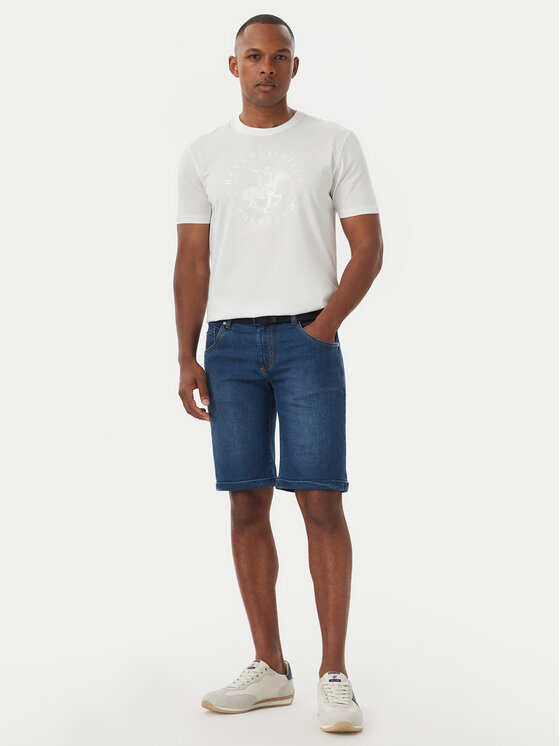 Beverly Hills Polo Club Beverly Hills Polo Club Jeans kratke hlače P-SS26M-BJ494360 Modra Regular Fit