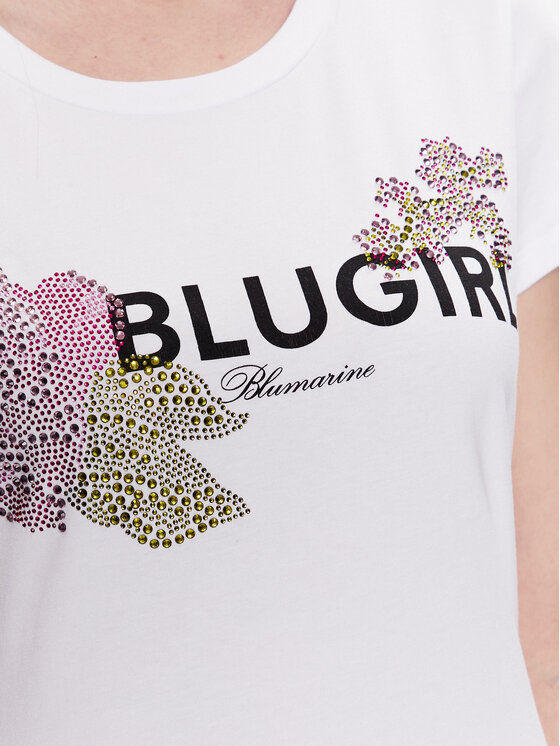 Blugirl Blumarine Blugirl Blumarine T-Shirt RA3157-J5003 Weiß Regular Fit