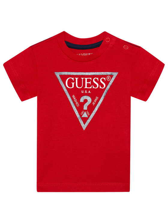 Guess T-krekls N73I55 K8HM0 Sarkans Regular Fit