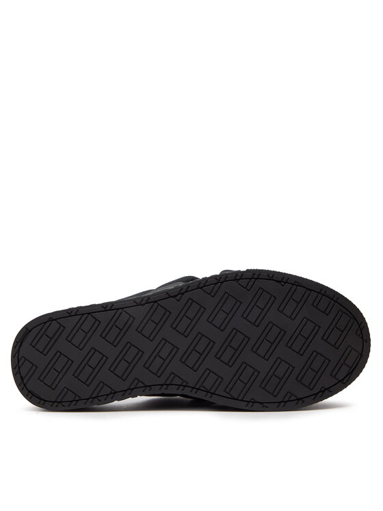 Tommy Jeans Tommy Jeans Παντόφλες Tjw Lettering Flatform Sandal EN0EN02465 Μαύρο