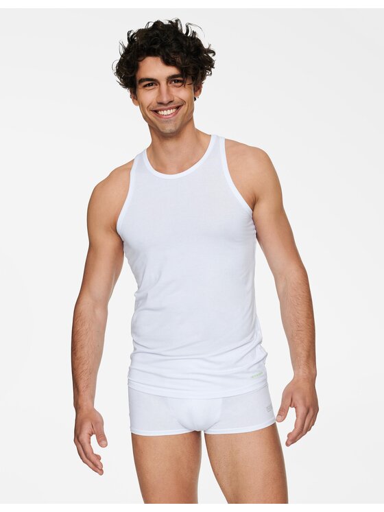 Henderson Henderson Tank top 34323 Biały Regular Fit