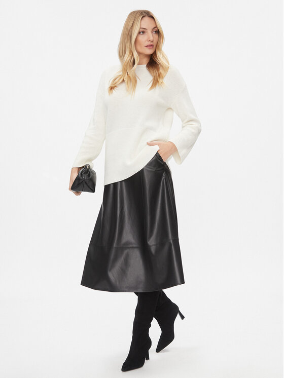 Marella Marella Lederrock Schizzo 2337760239200 Schwarz Regular Fit