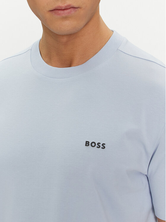 BOSS Boss T-Shirt 50506373 Světle modrá Regular Fit