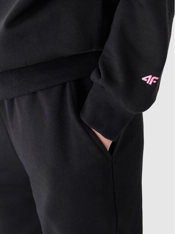 4F 4F Felpa 4FJRAW24TSWSF1790-20S Nero Regular Fit