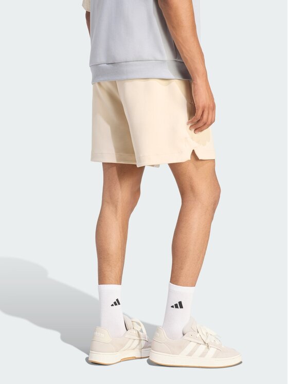 adidas adidas Szorty materiałowe 158908 Beżowy Loose Fit