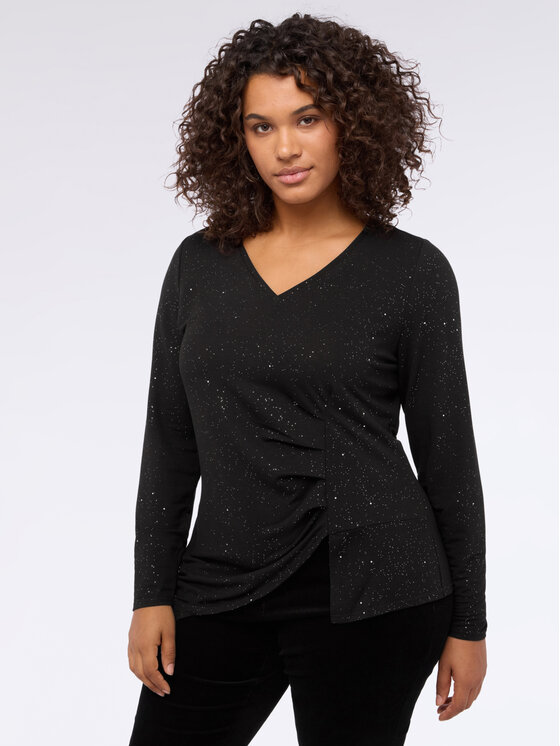 Fiorella Rubino Fiorella Rubino T-shirt G01QL008820N033 Nero Slim Fit