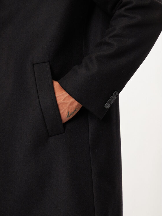 HUGO Hugo Cappotto di transizione Milogan2441 50528836 Nero Regular Fit