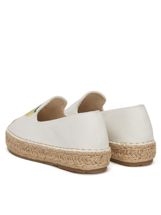 DeeZee DeeZee Espadrile 8-807-2 Bijela