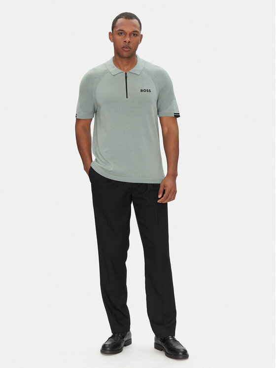 BOSS BOSS Polokošeľa K_Perform-Max_Pl 50537146 Zelená Slim Fit