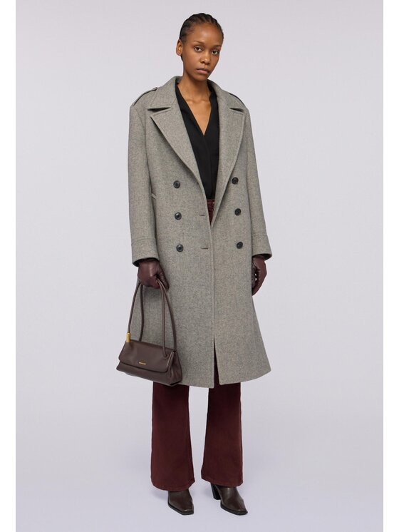 Trussardi Trussardi Pantaloni di tessuto P7029000293N022 Marrone Flare Fit