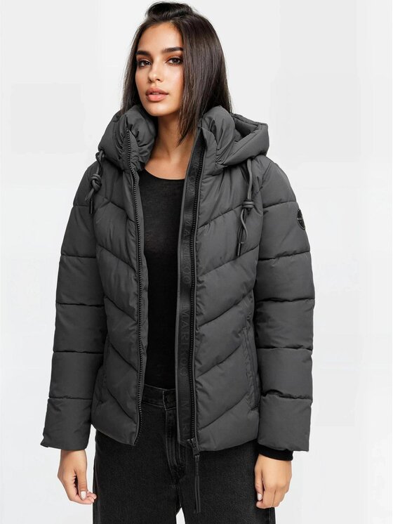 Marikoo Marikoo Kurtka zimowa Sahnemausii Szary Regular Fit
