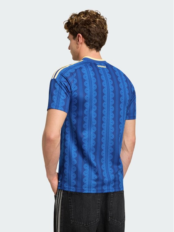 adidas adidas Koszulka techniczna 167638 Niebieski jasny Slim Fit