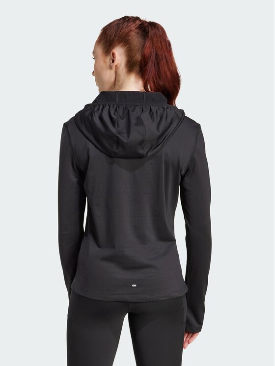 adidas adidas Bluza techniczna Own The Run Winterized Czarny Slim Fit