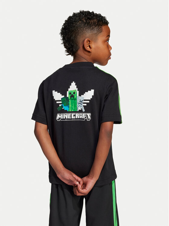 adidas adidas Marškinėliai Minecraft JW5330 Juoda Loose Fit